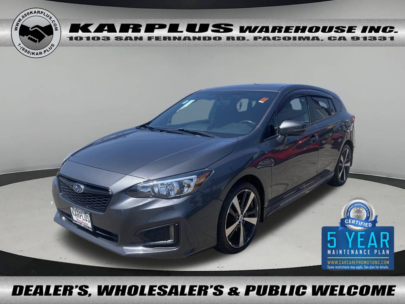 2018 Subaru Impreza 2.0i Sport — Hatchback — 57,720 mi — Pacoima, CA