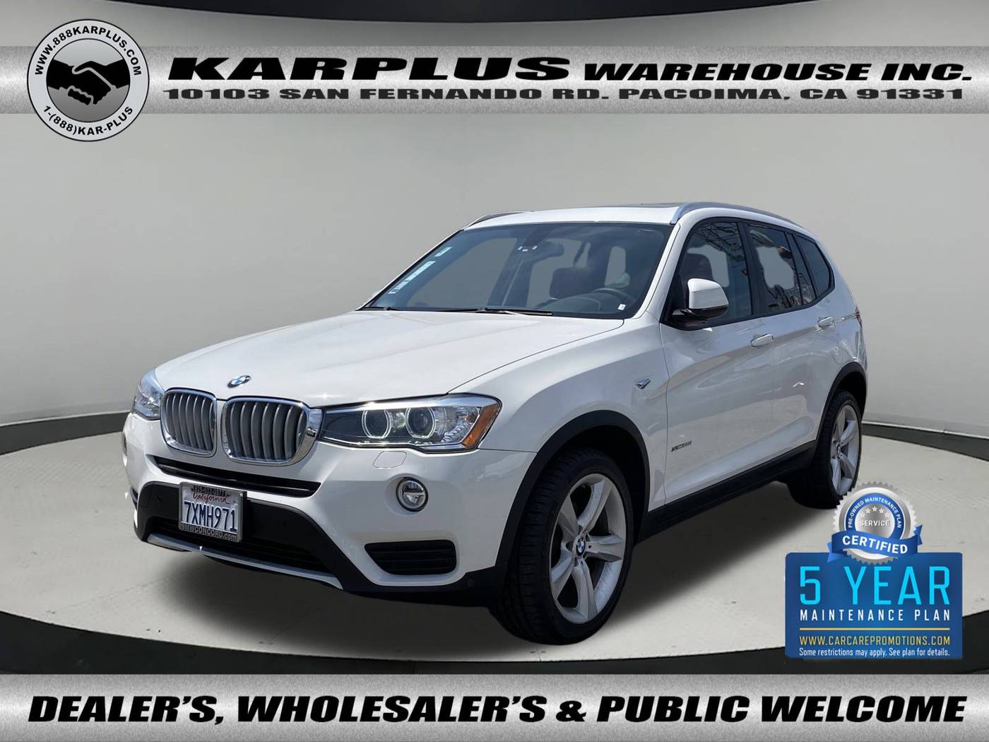 2017 BMW X3 28i — SUV — 95,918 mi — Pacoima, CA