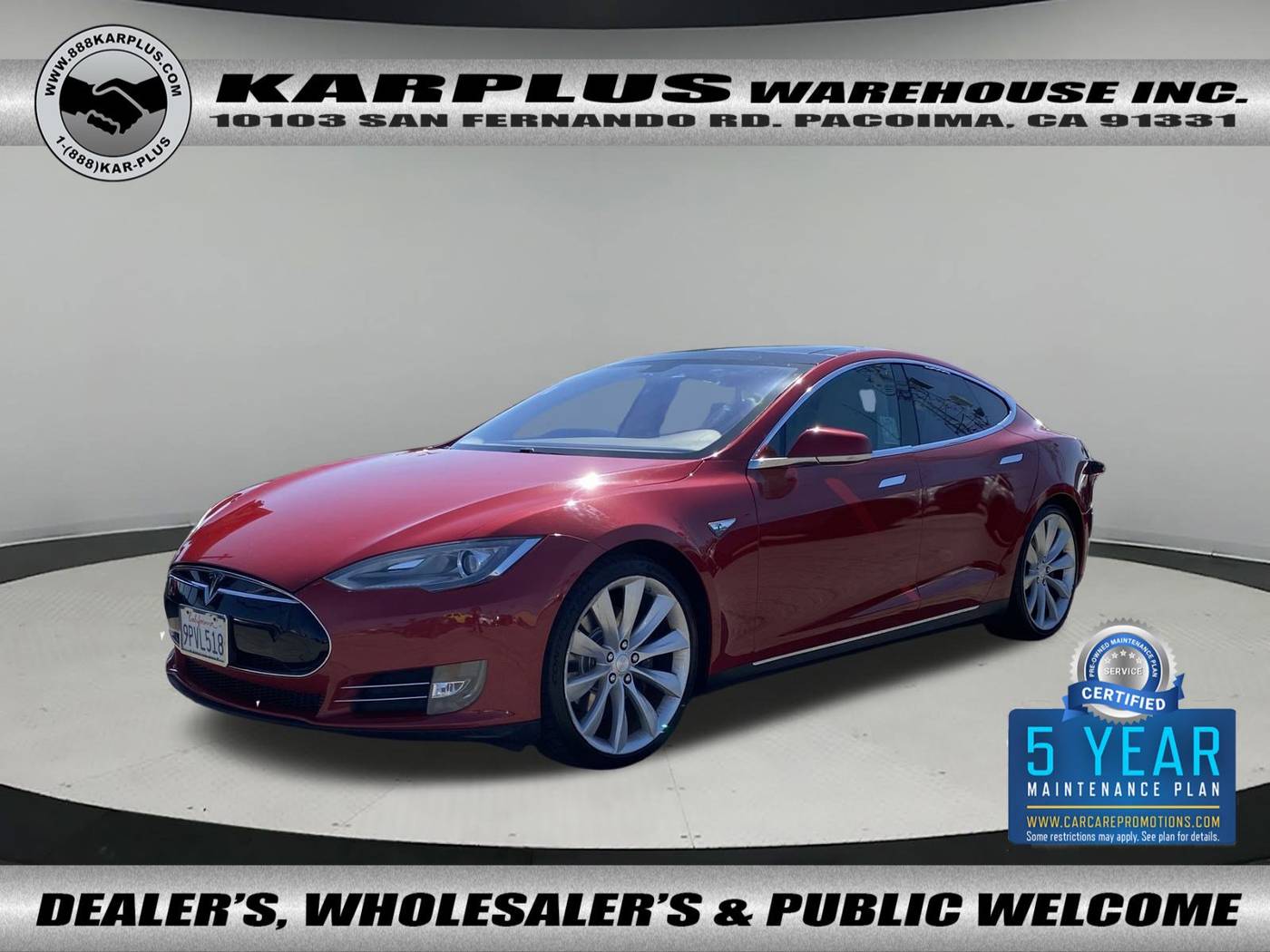2013 Tesla Model S P85 — Hatchback — 100,607 mi — Pacoima, CA