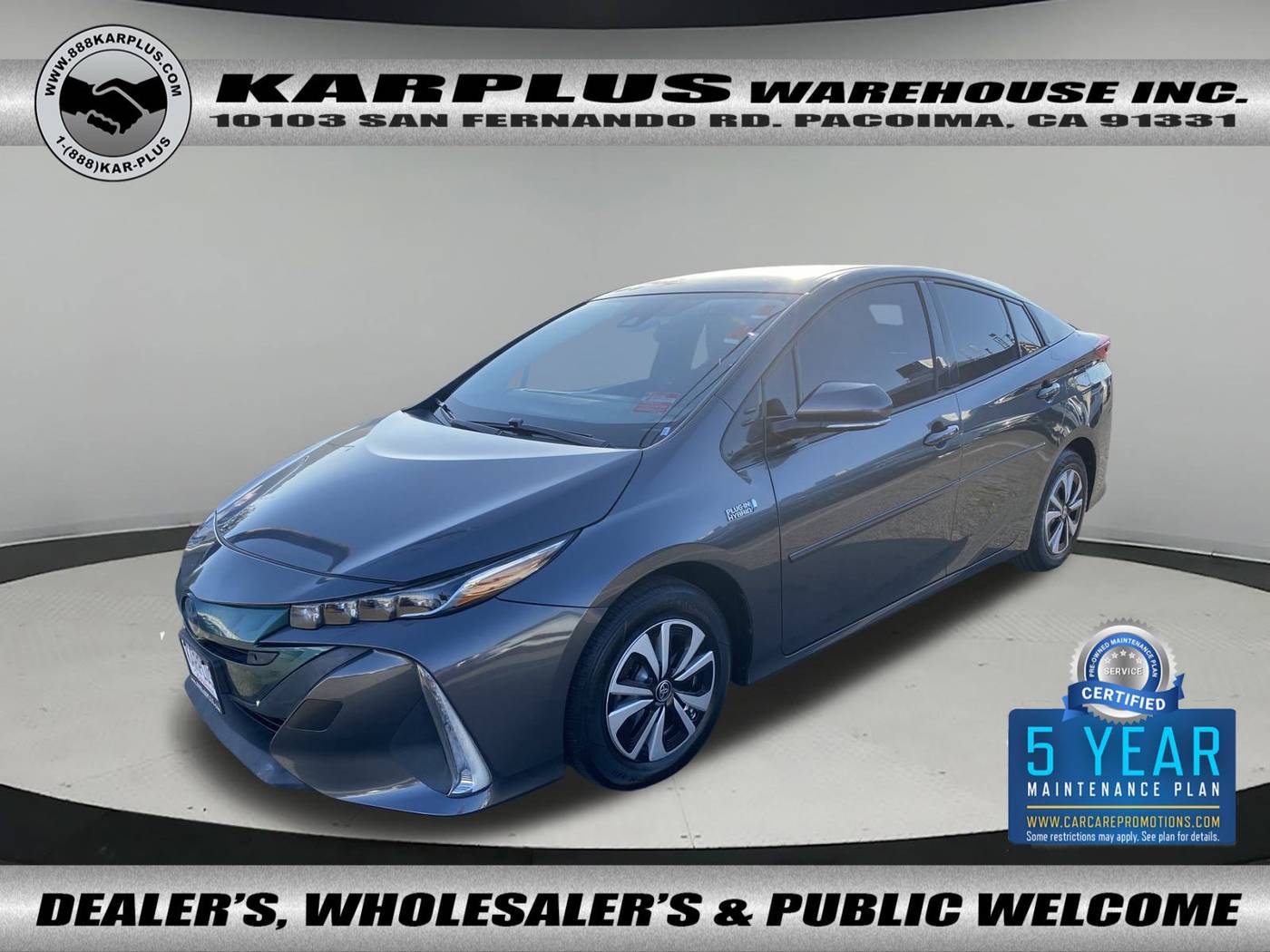 2017 Toyota Prius Prime Premium — Hatchback — 100,911 mi — Pacoima, CA