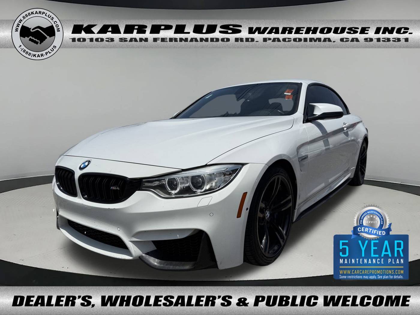 2016 BMW M4 Standard — Convertible — 96,506 mi — Pacoima, CA