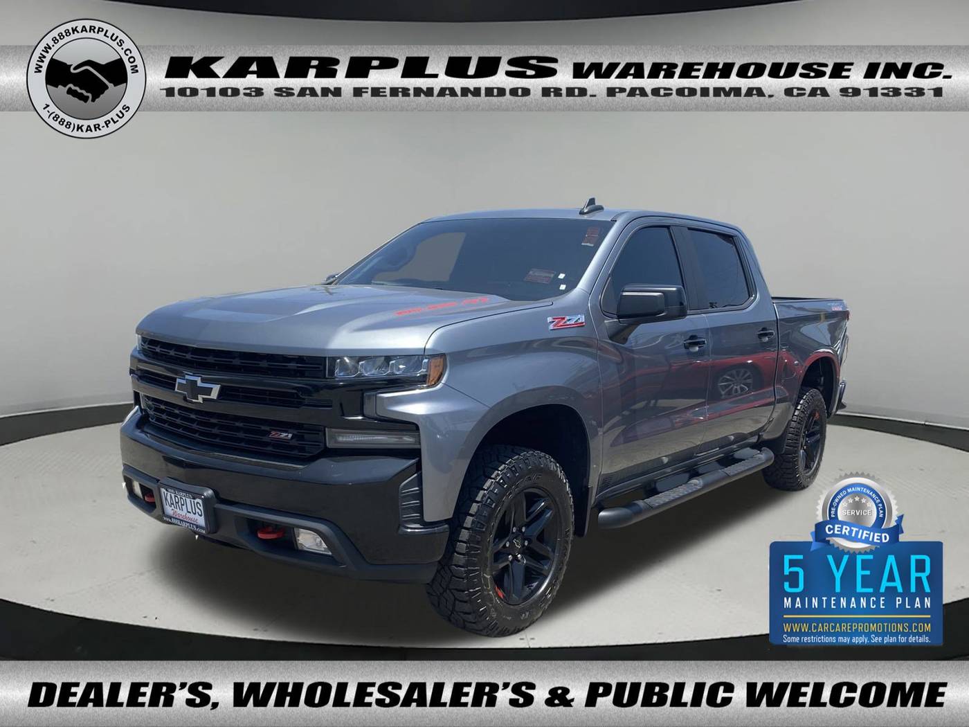 2019 Chevrolet Silverado 1500 LT Trail Boss — Pickup Truck — 93,474 mi — Pacoima, CA