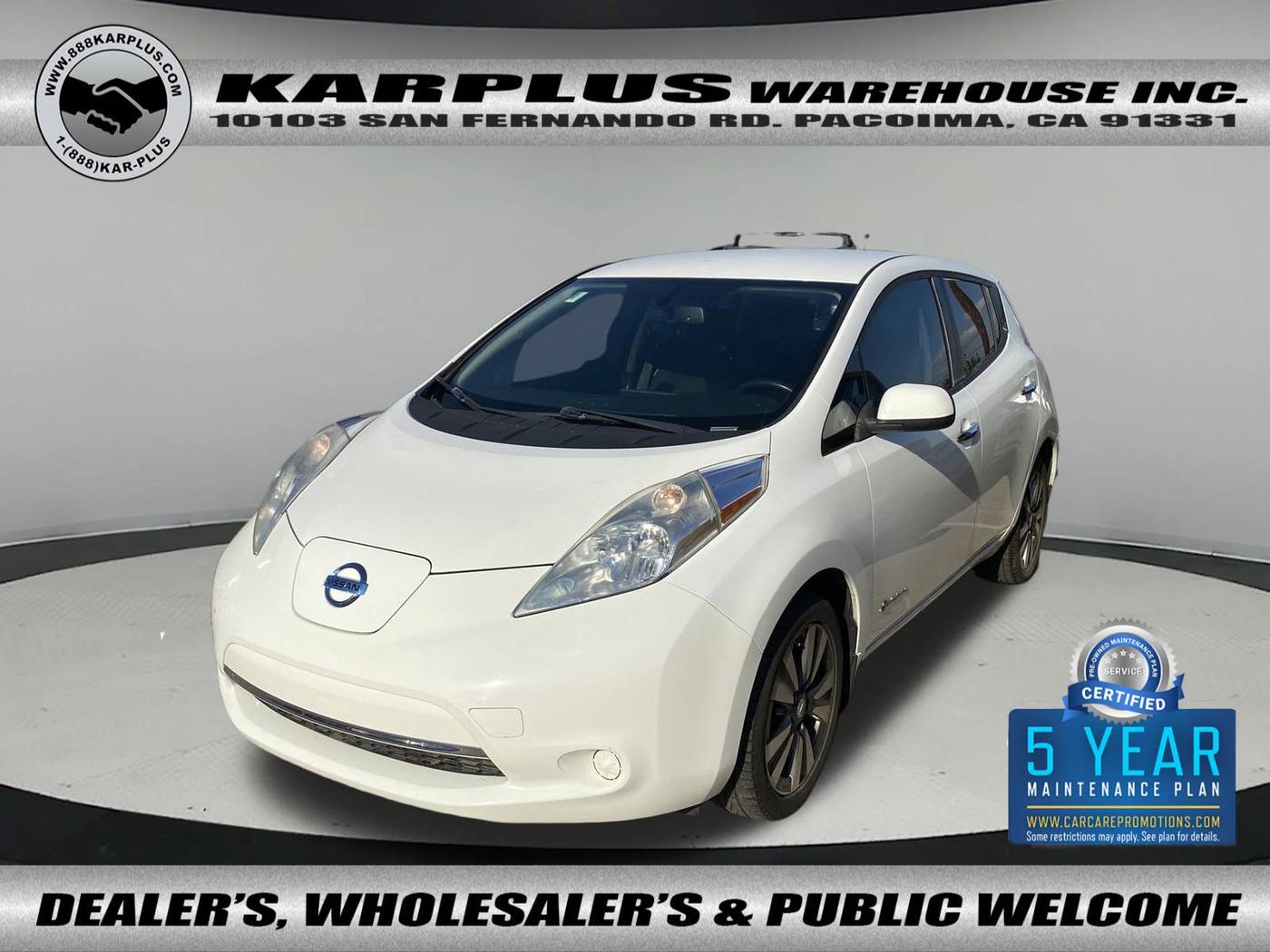 2015 Nissan LEAF SV — Hatchback — 53,177 mi — Pacoima, CA