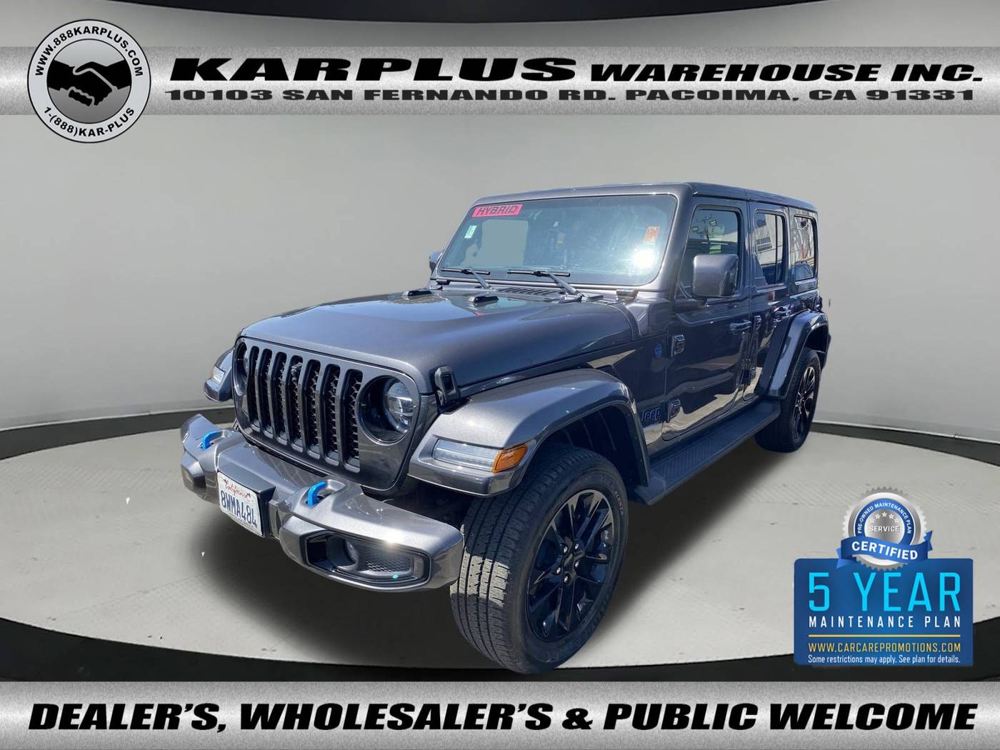2021 Jeep Wrangler Sahara High Altitude 4xe — SUV — 73,236 mi — Pacoima, CA