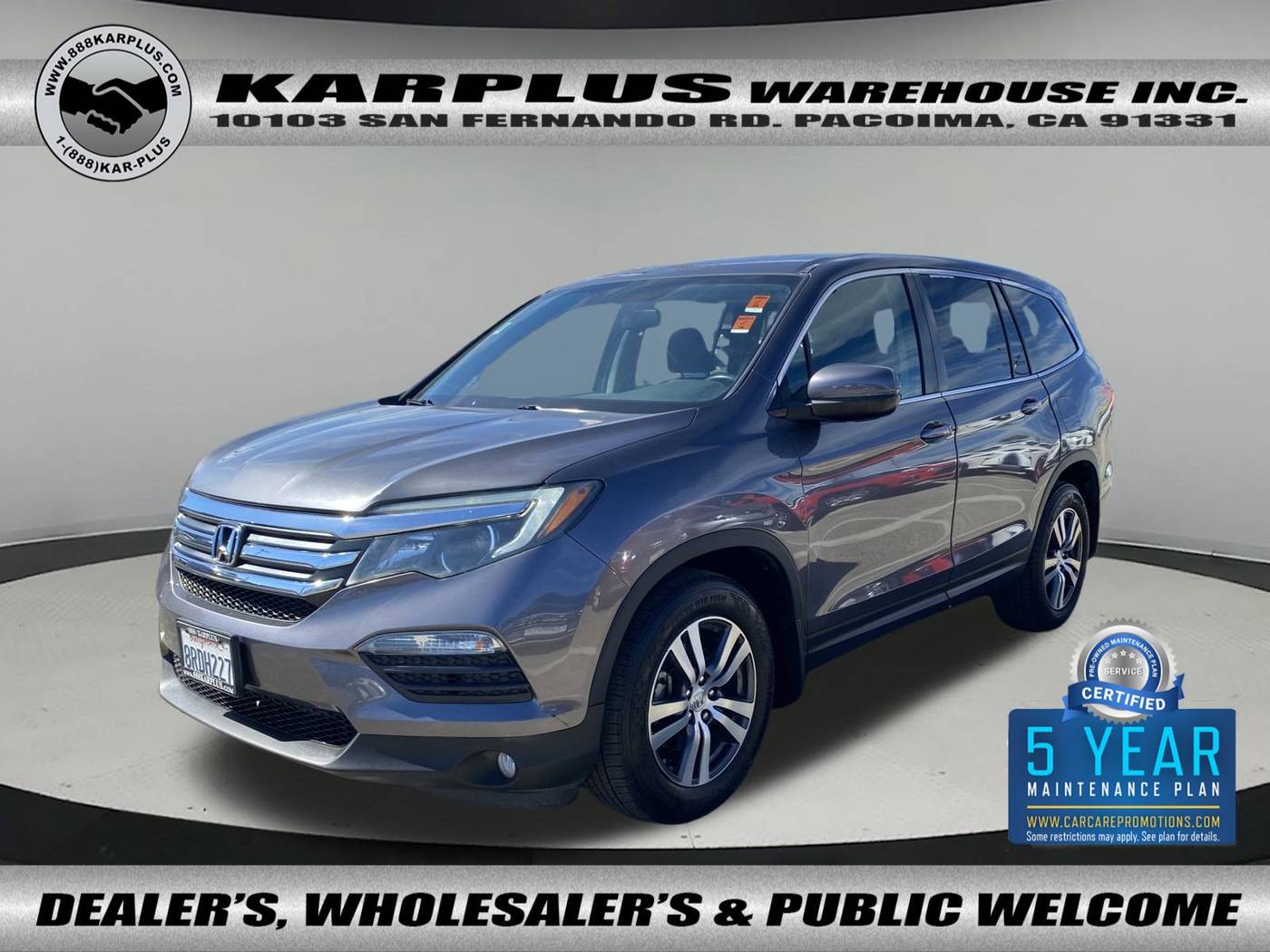 2017 Honda Pilot EX-L — SUV — 86,401 mi — Pacoima, CA