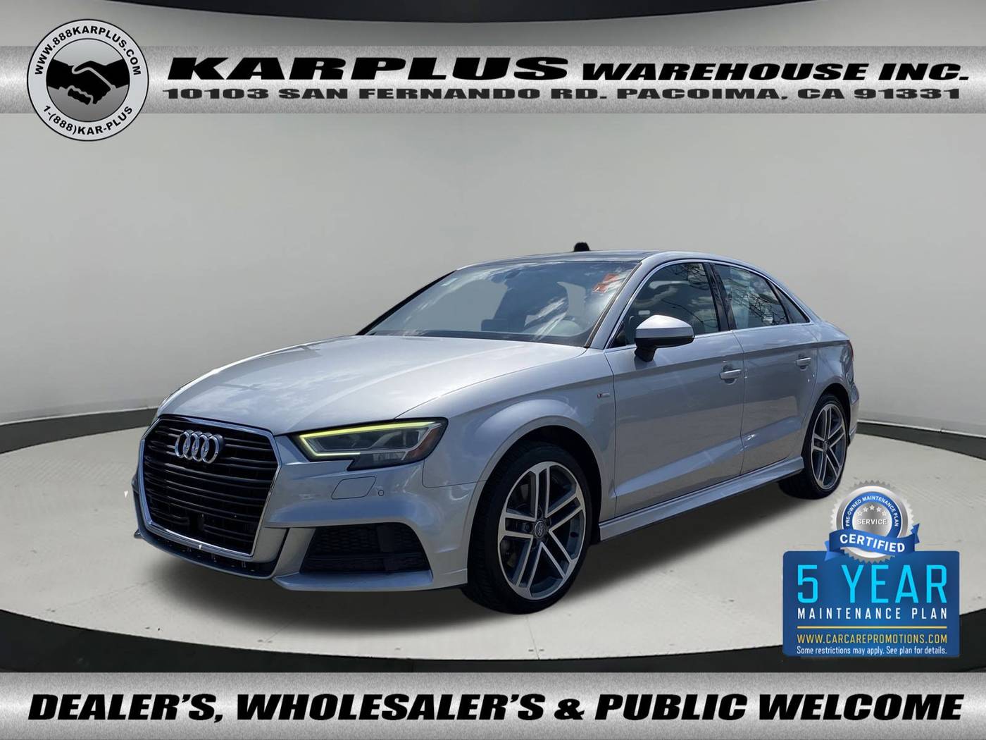 2018 Audi A3 Premium Plus — Sedan — 100,338 mi — Pacoima, CA