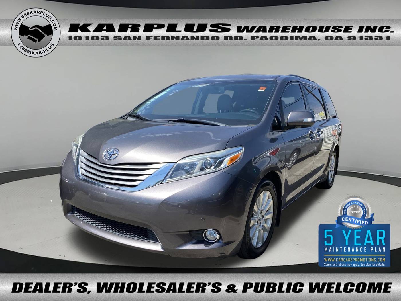 2017 Toyota Sienna Limited — Minivan — 97,090 mi — Pacoima, CA