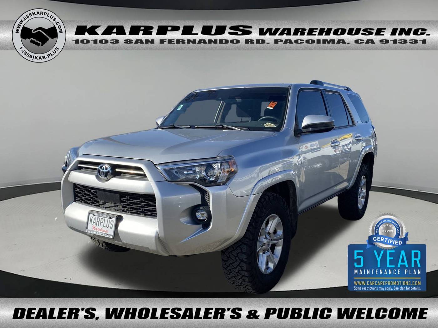 2022 Toyota 4Runner SR5 — SUV — 123,140 mi — Pacoima, CA