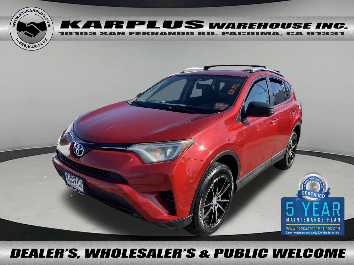2016 Toyota RAV4 LE — SUV — 113,748 mi — Pacoima, CA