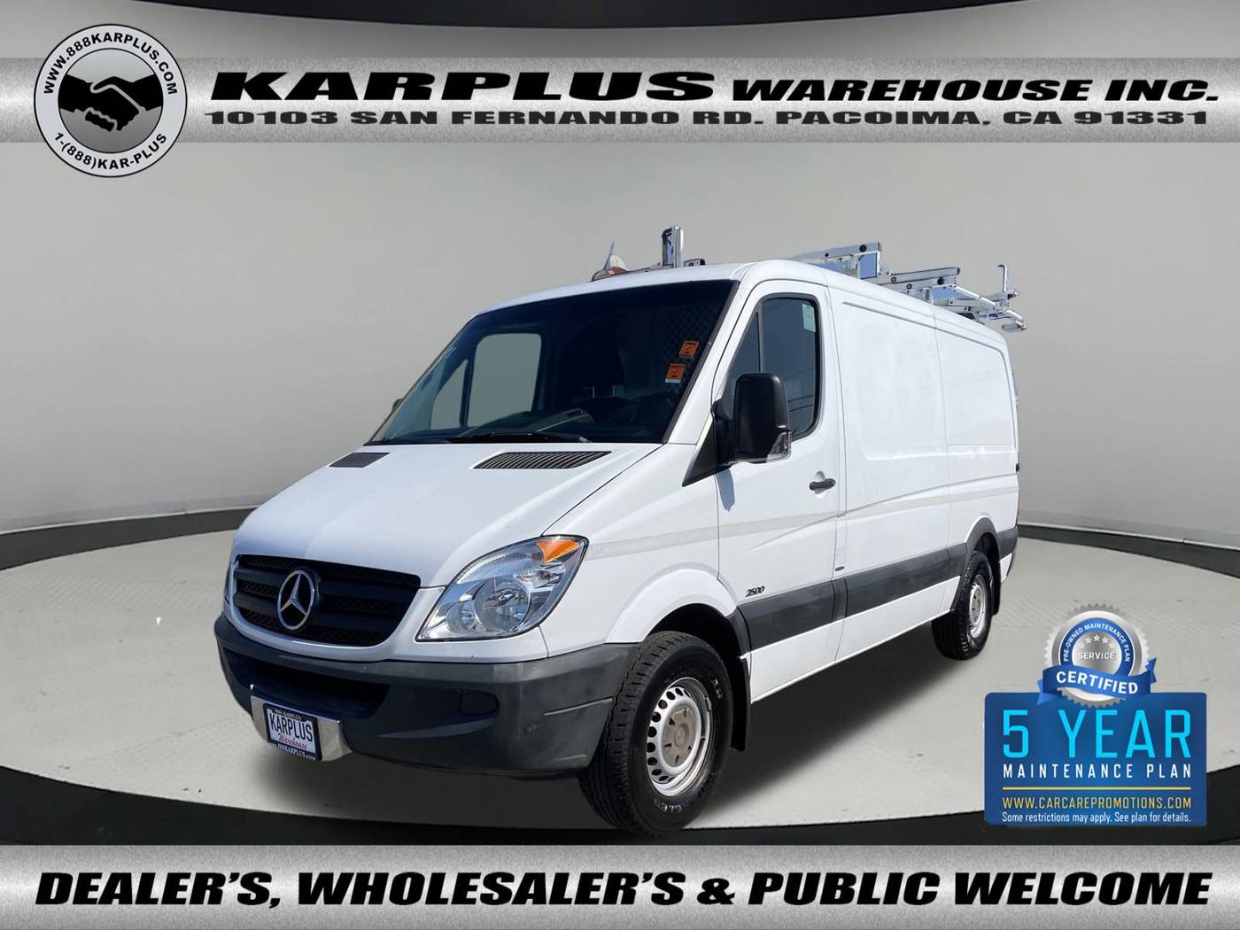 2012 Mercedes-Benz Sprinter Cargo Van 2500 — Cargo Van — 103,837 mi — Pacoima, CA