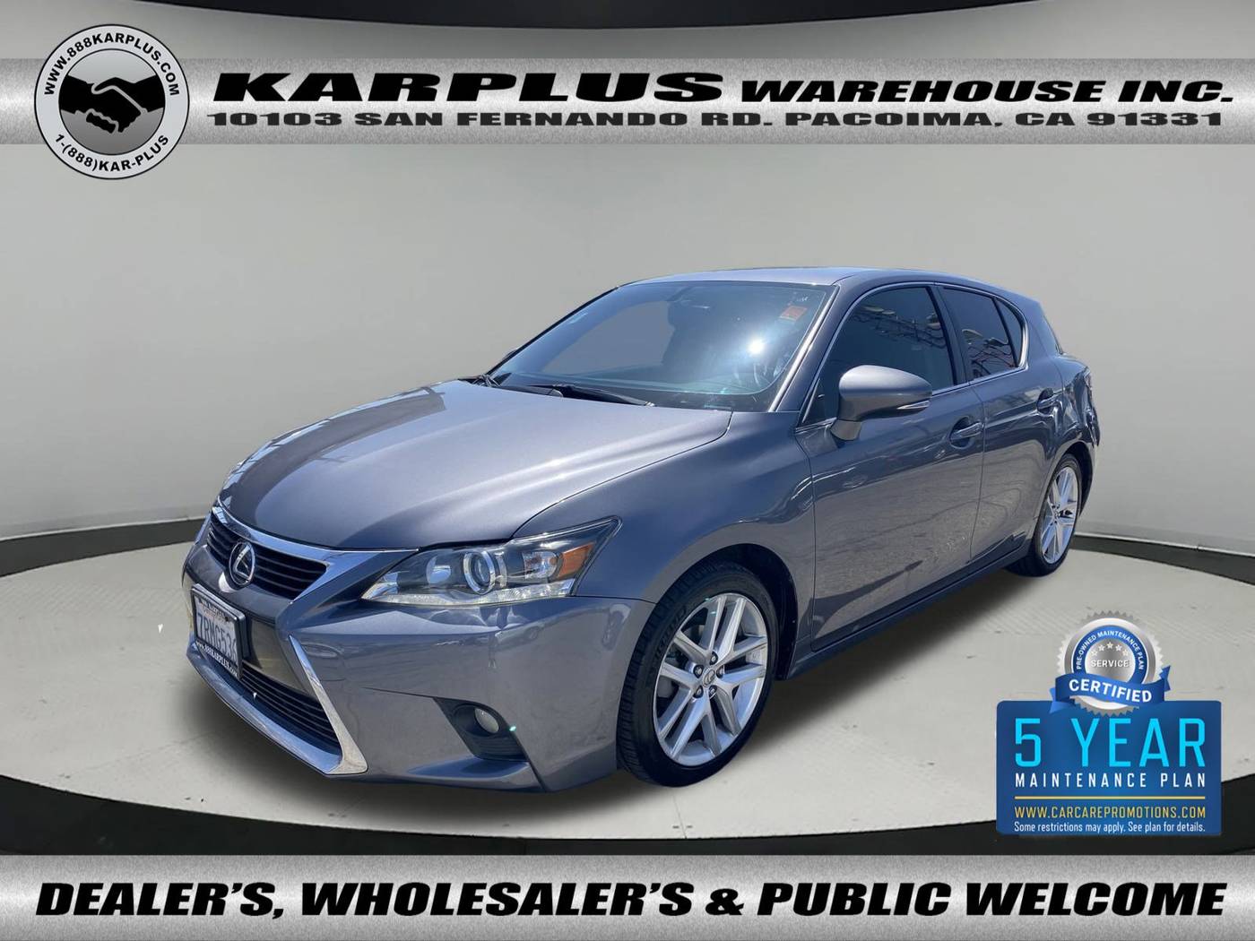 2016 Lexus CT CT 200h — Hatchback — 98,621 mi — Pacoima, CA