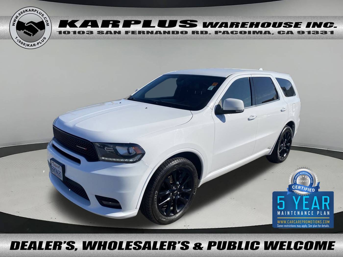 2019 Dodge Durango GT Plus — SUV — 110,561 mi — Pacoima, CA