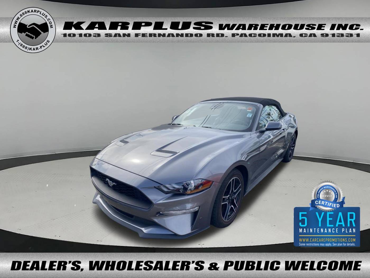 2022 Ford Mustang EcoBoost — Convertible — 65,438 mi — Pacoima, CA