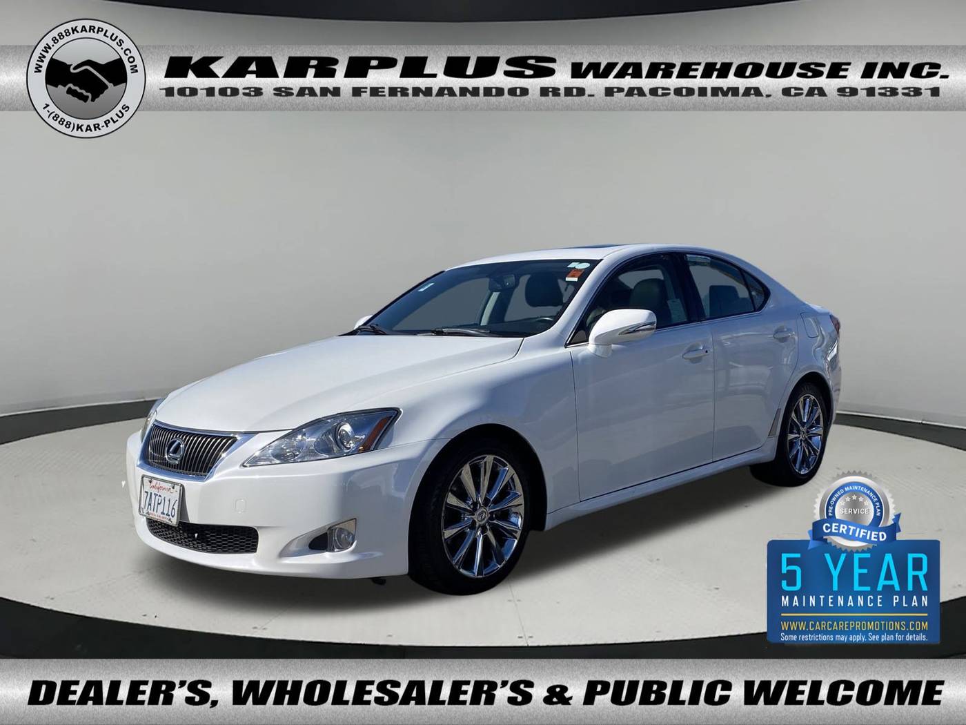 2010 Lexus IS IS 250 — Sedan — 157,000 mi — Pacoima, CA