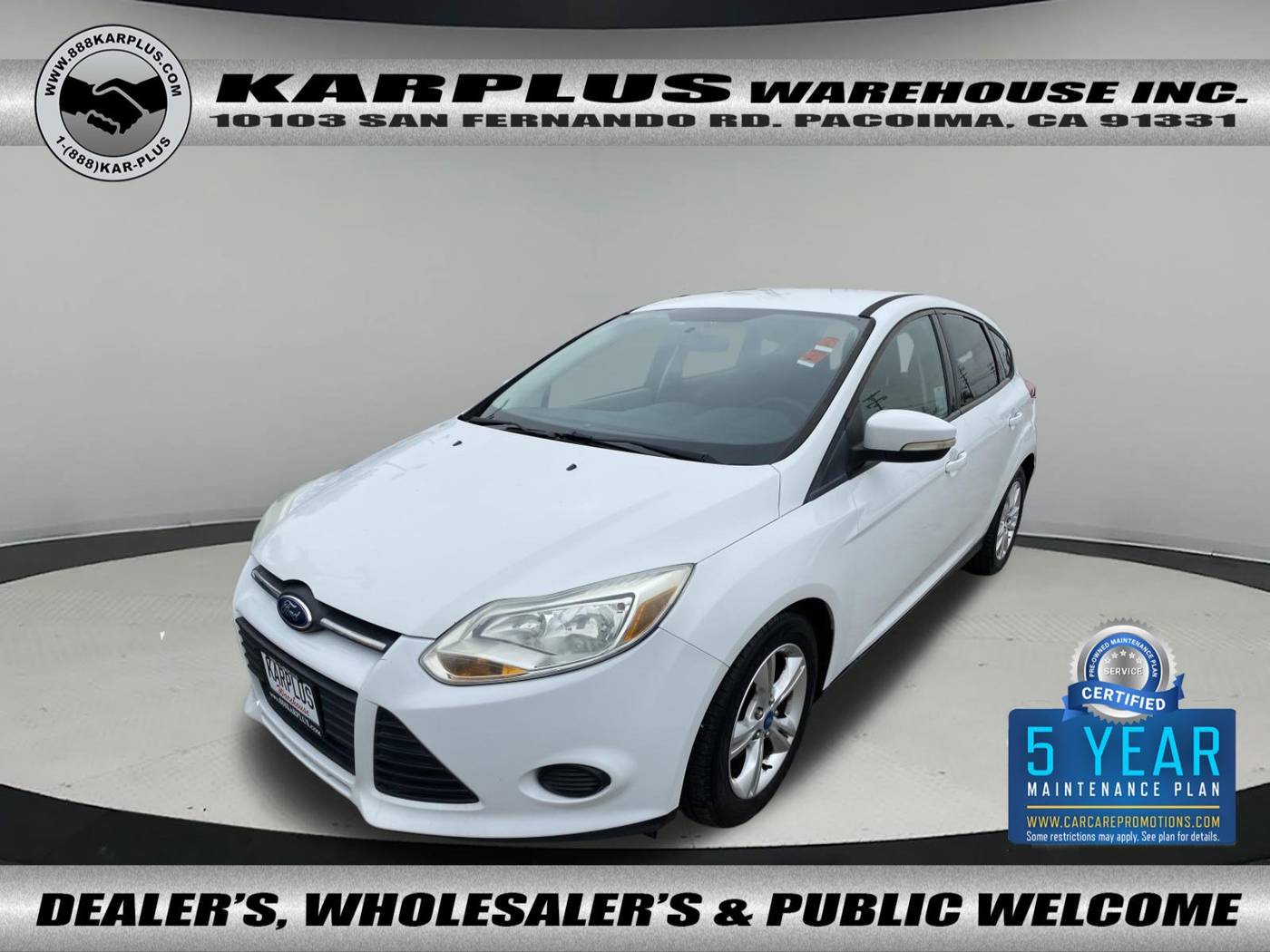 2013 Ford Focus SE — Hatchback — 107,723 mi — Pacoima, CA