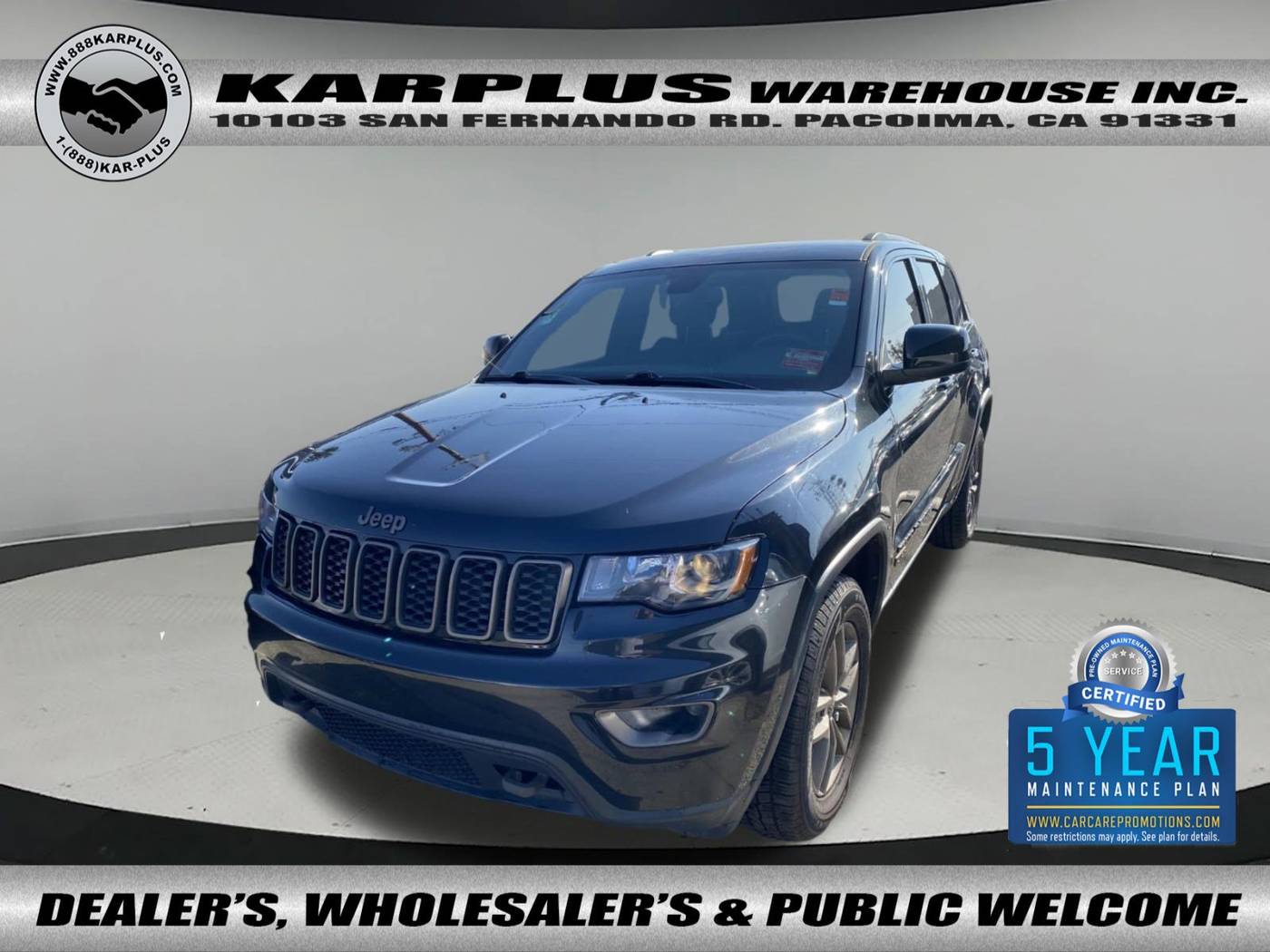 2016 Jeep Grand Cherokee 75th Anniversary — SUV — 81,753 mi — Pacoima, CA