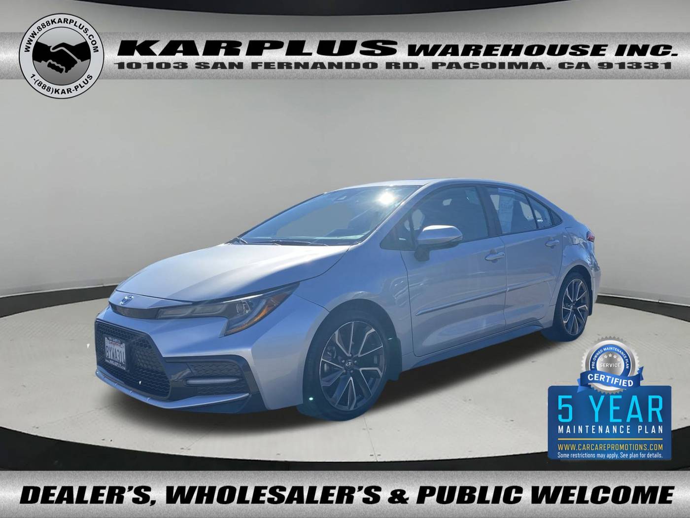 2022 Toyota Corolla SE — Sedan — 70,355 mi — Pacoima, CA