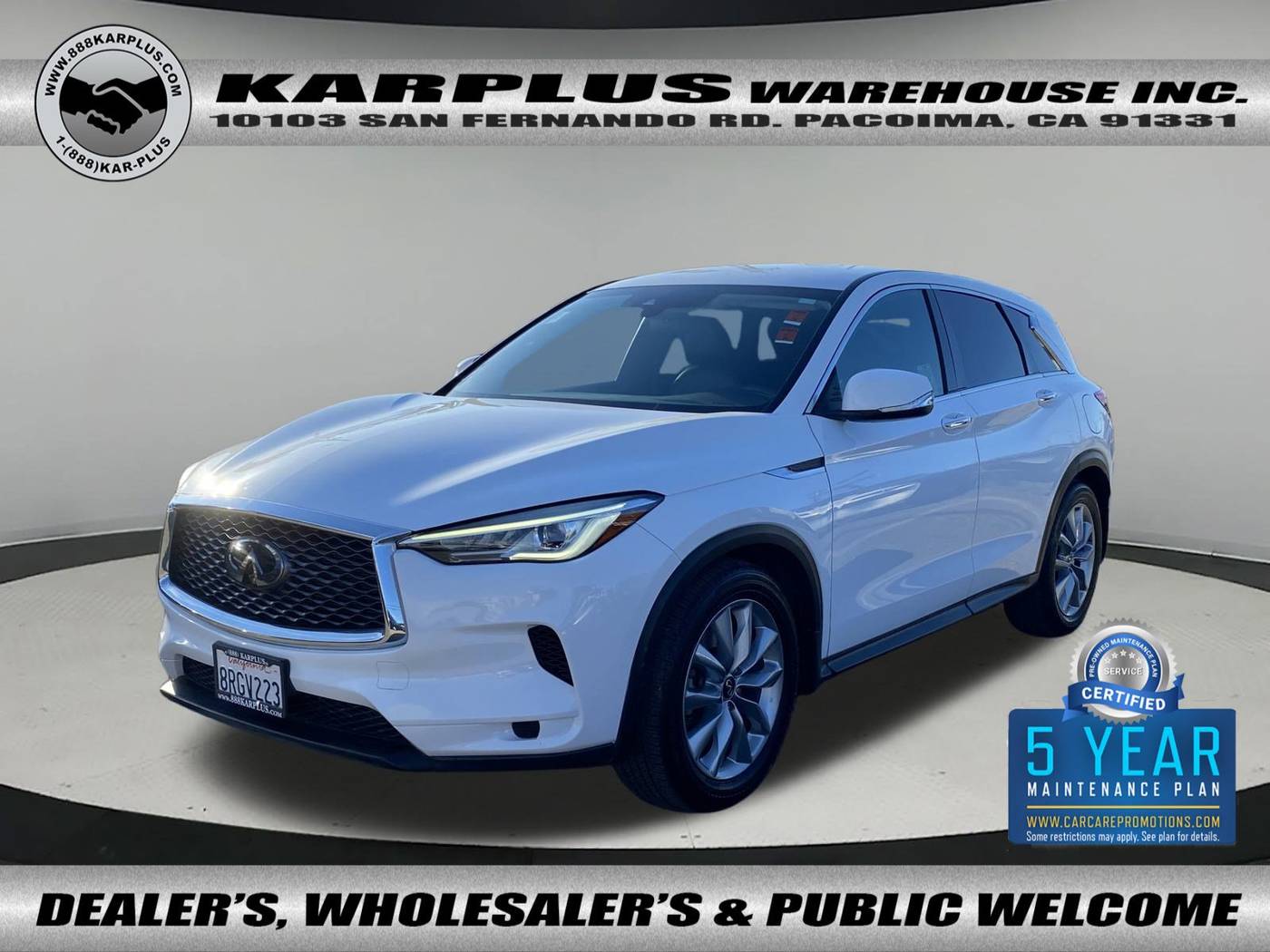 2020 INFINITI QX50 PURE — SUV — 91,049 mi — Pacoima, CA