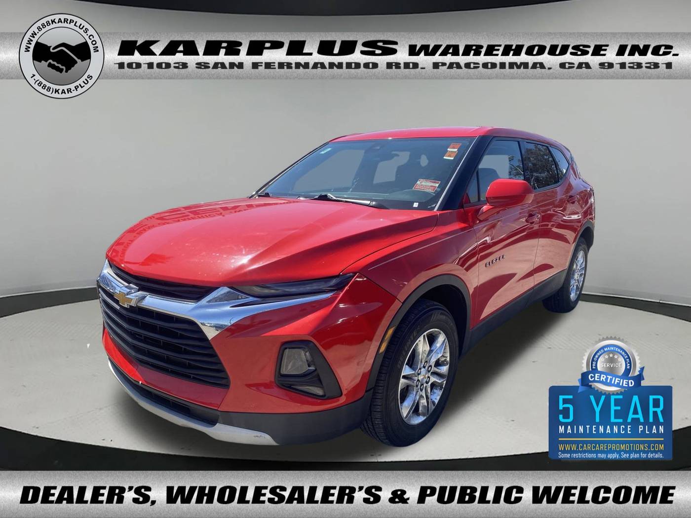 2021 Chevrolet Blazer 2LT — SUV — 78,507 mi — Pacoima, CA