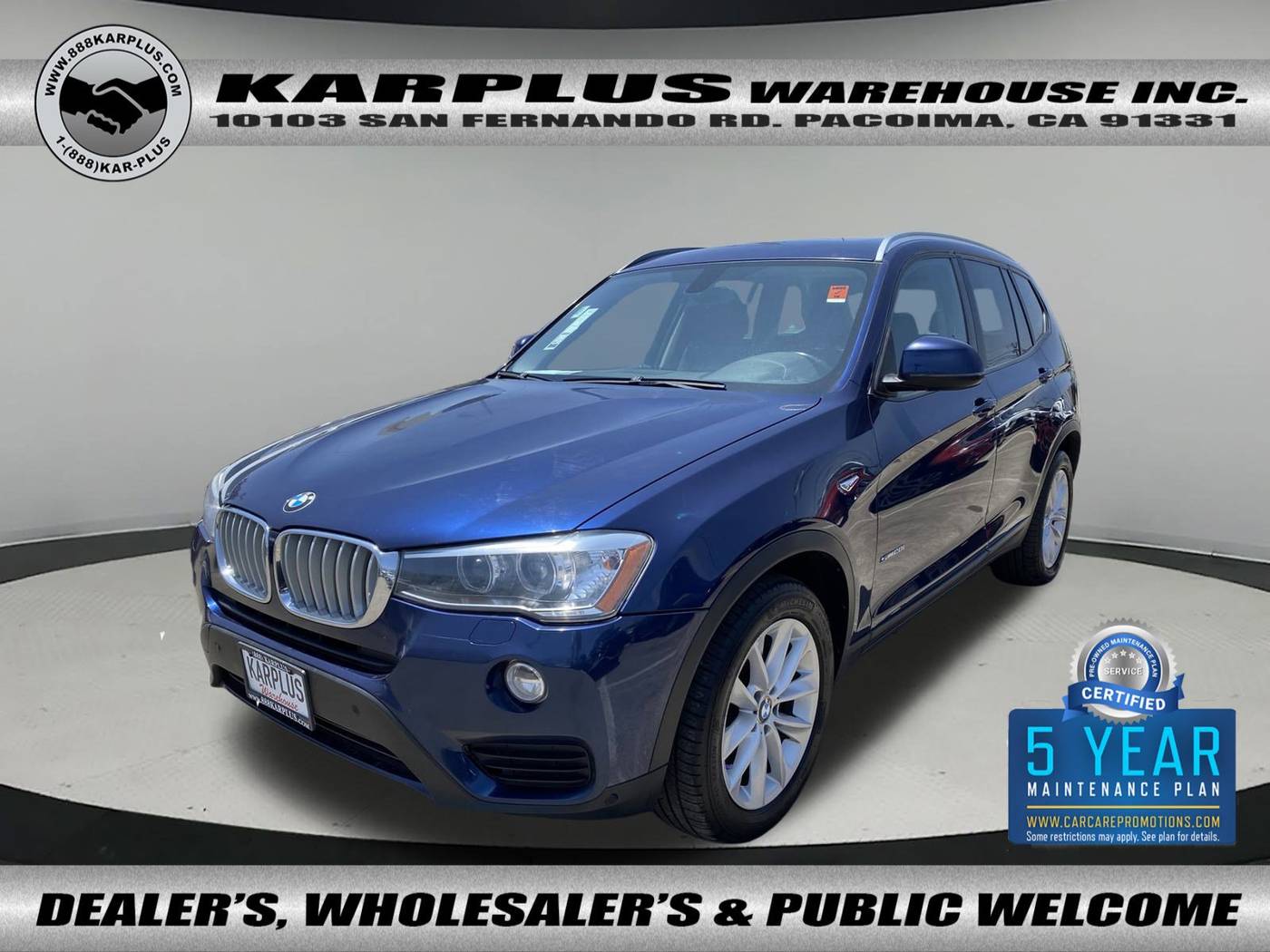 2017 BMW X3 28i — SUV — 89,071 mi — Pacoima, CA