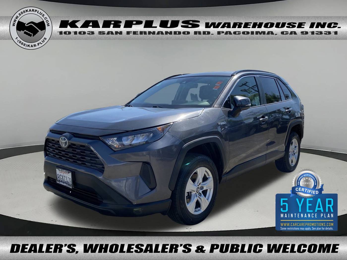 2019 Toyota RAV4 Hybrid LE — SUV — 95,127 mi — Pacoima, CA