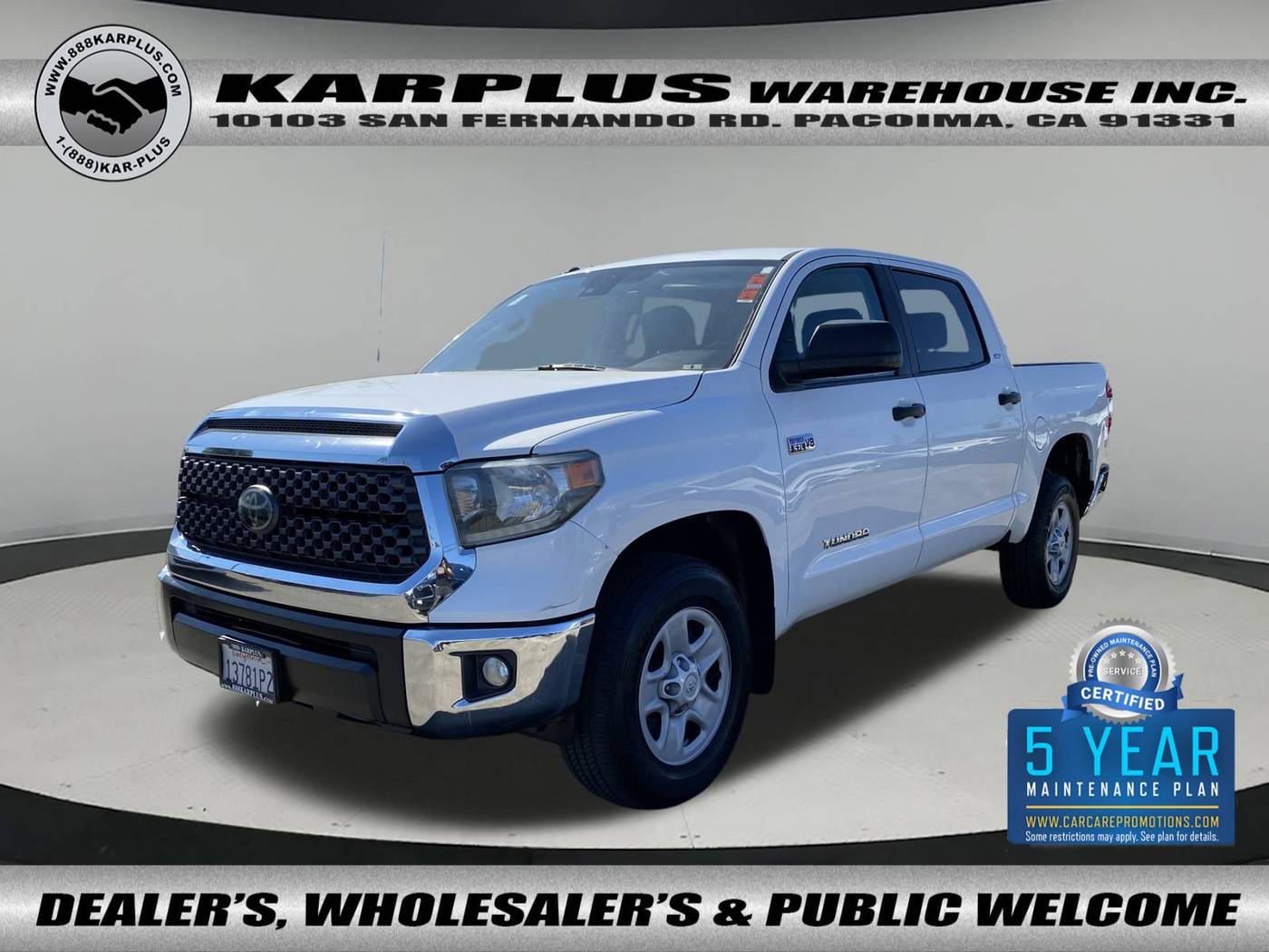 2018 Toyota Tundra SR5 — Pickup Truck — 120,005 mi — Pacoima, CA