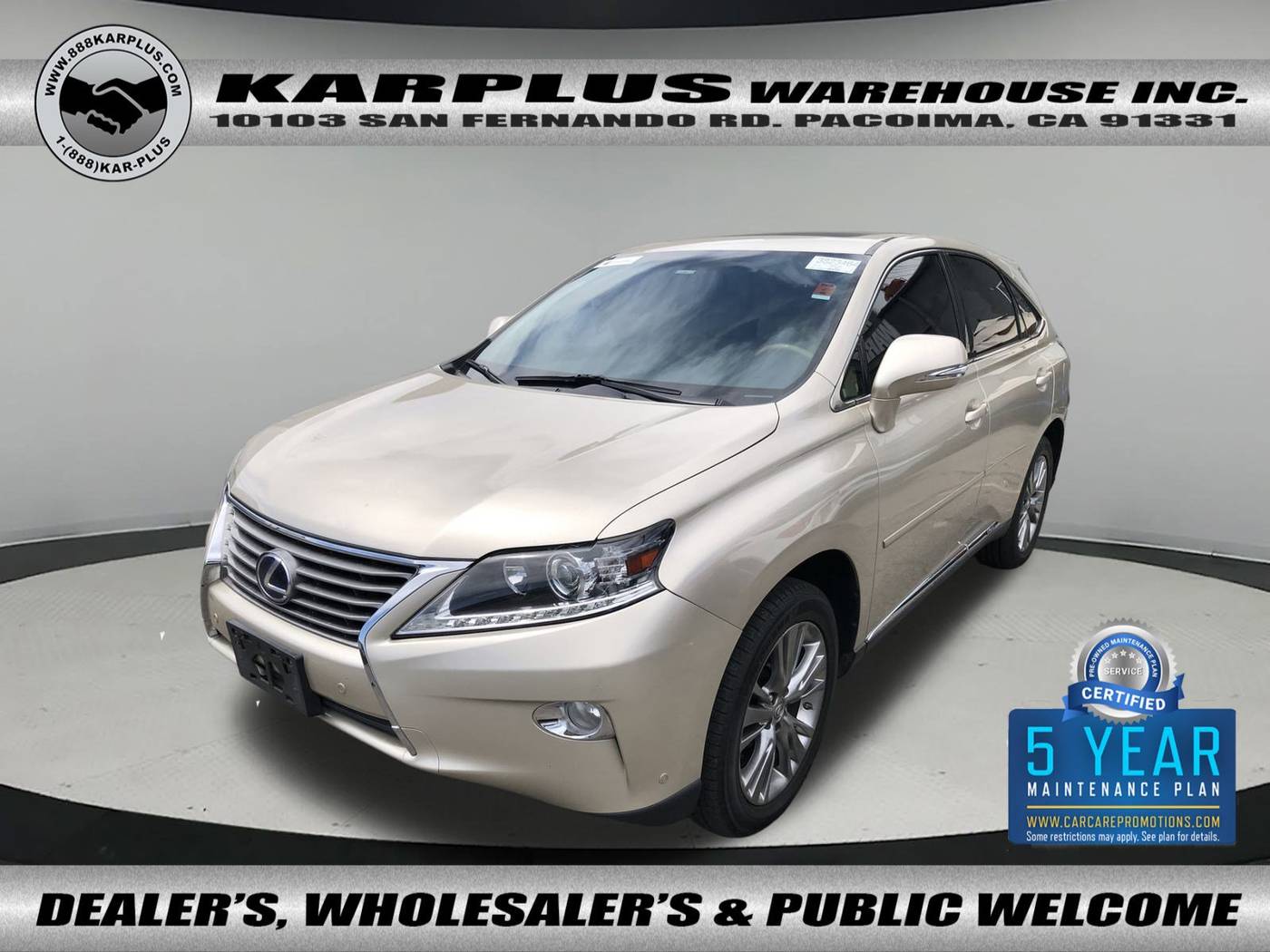 2014 Lexus RX RX 450h — SUV — 139,753 mi — Pacoima, CA