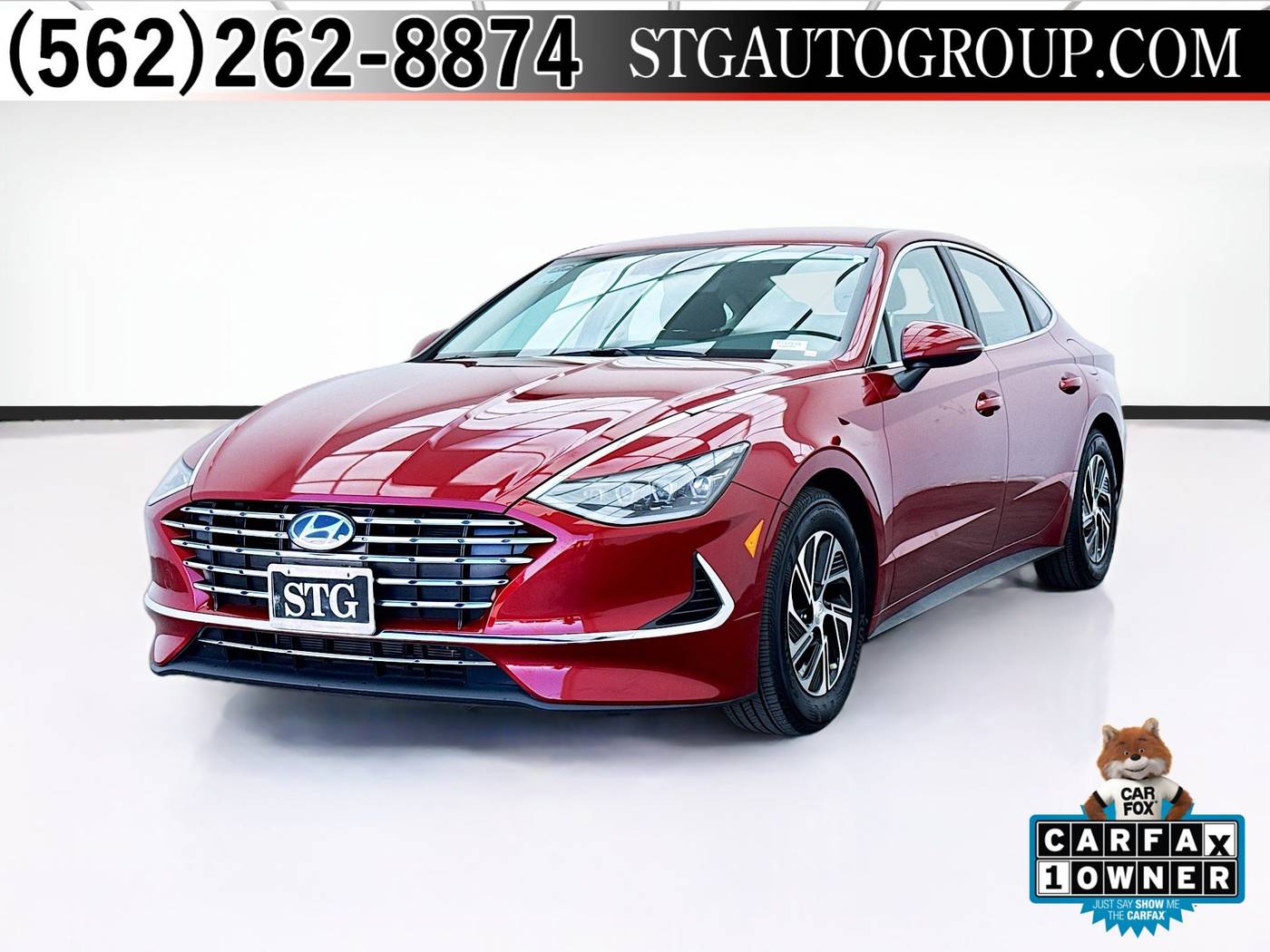 2023 Hyundai Sonata Hybrid Blue — Sedan — 9,891 mi — Bellflower, CA