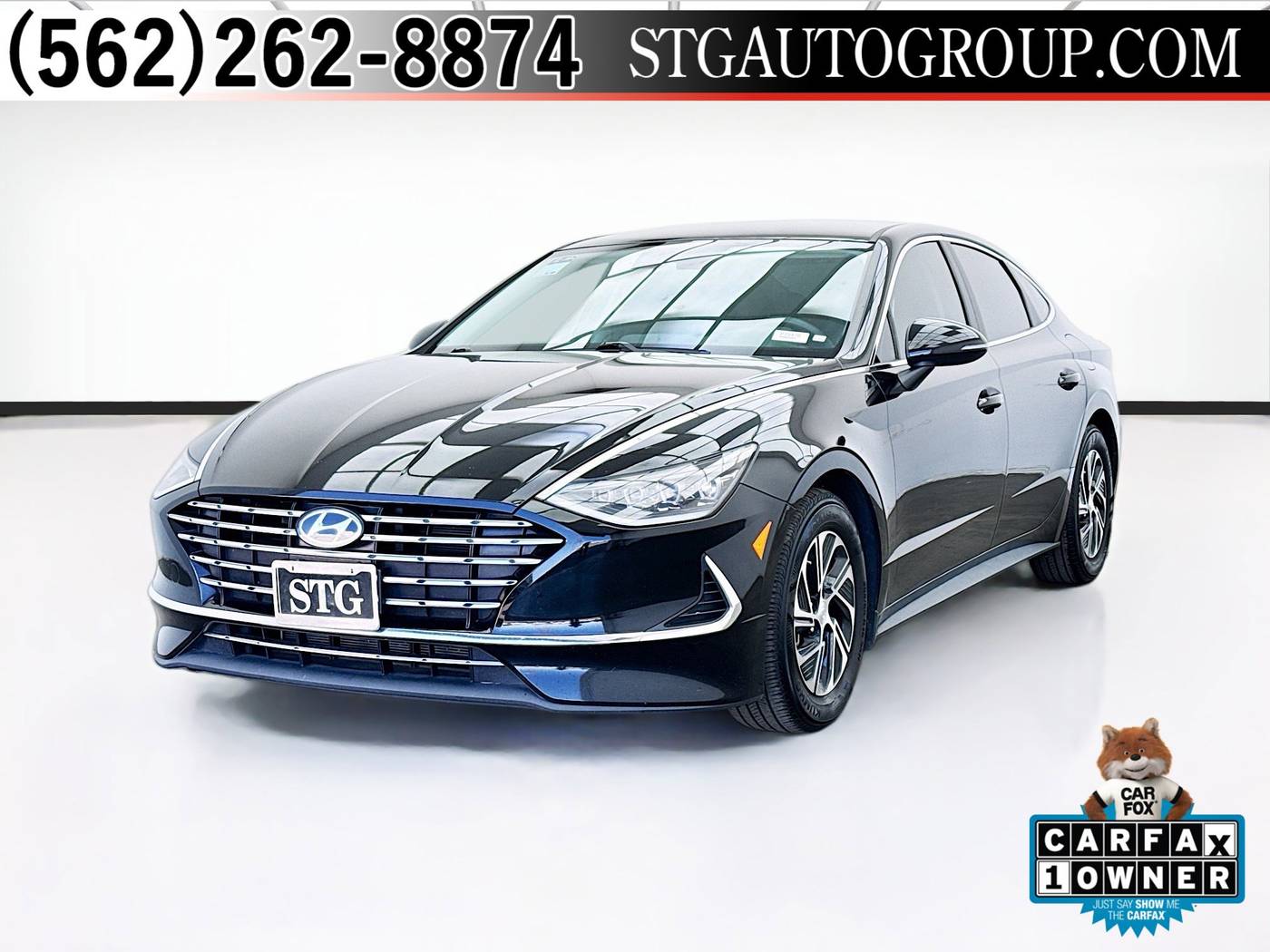 2023 Hyundai Sonata Hybrid Blue — Sedan — 49,945 mi — Bellflower, CA