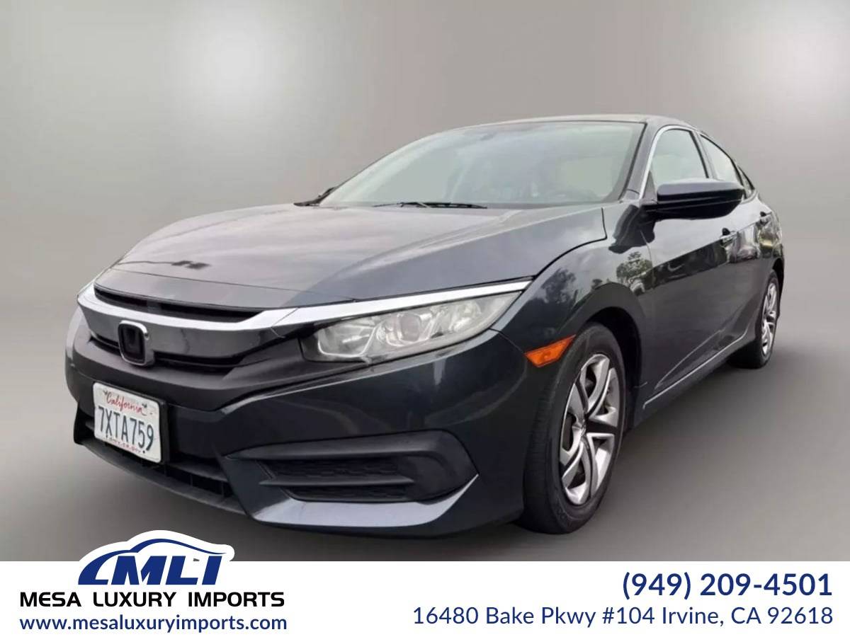 2017 Honda Civic LX — Sedan — 81,077 mi — Irvine, CA