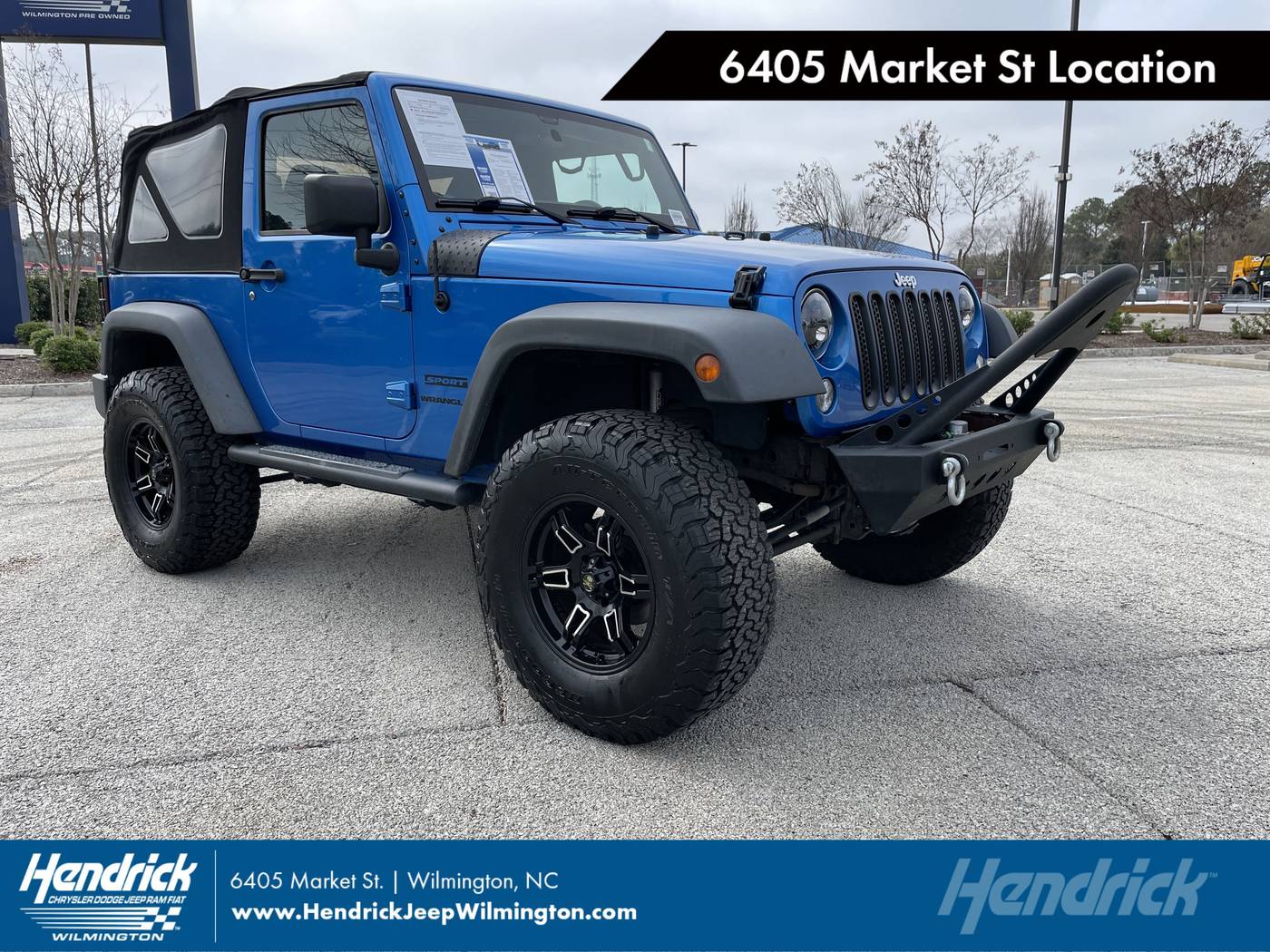 2015 Jeep Wrangler Sport — SUV — 47,715 mi — Wilmington, NC