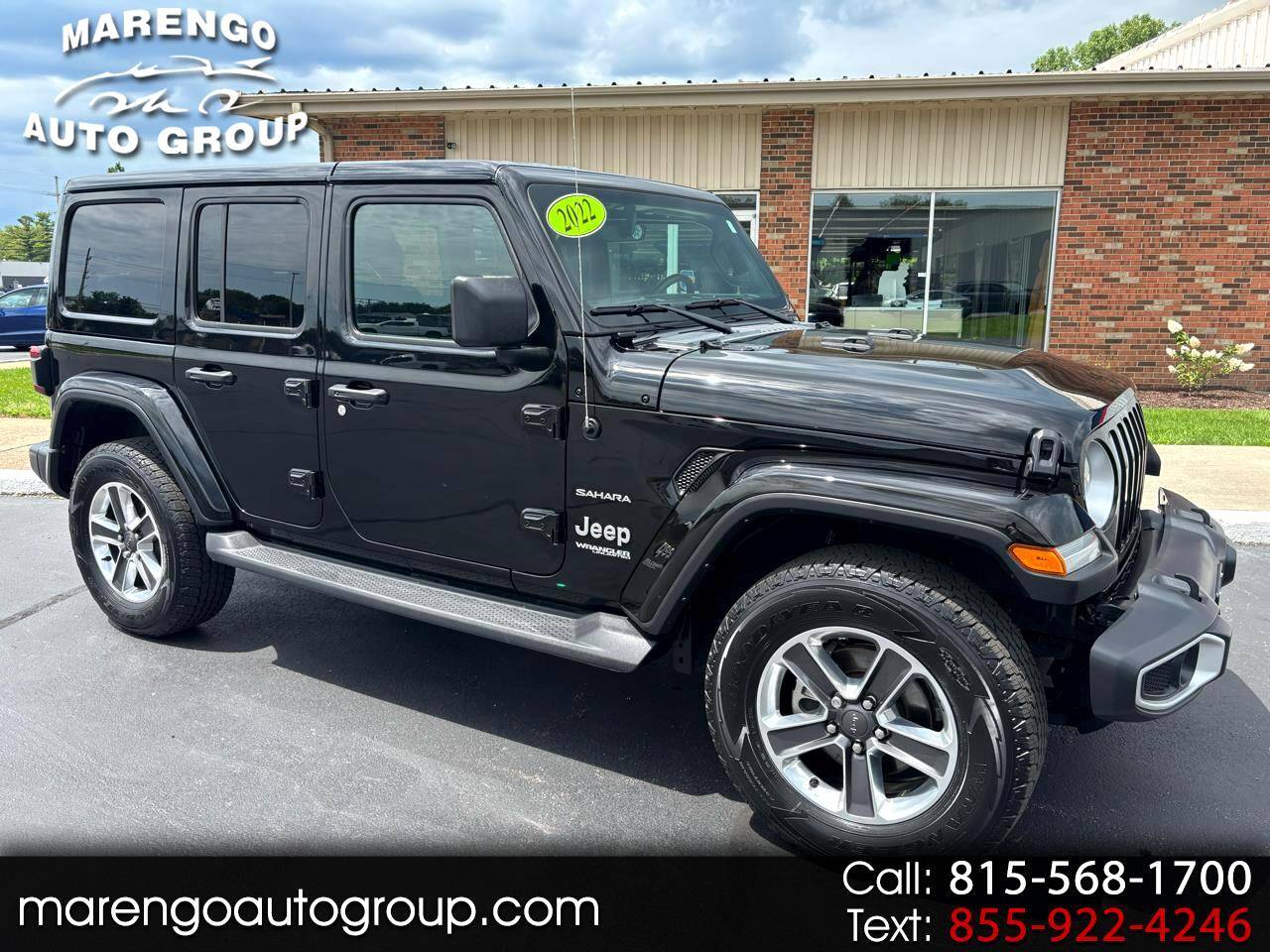 2022 Jeep Wrangler Sahara — SUV — 49,958 mi — Marengo, IL