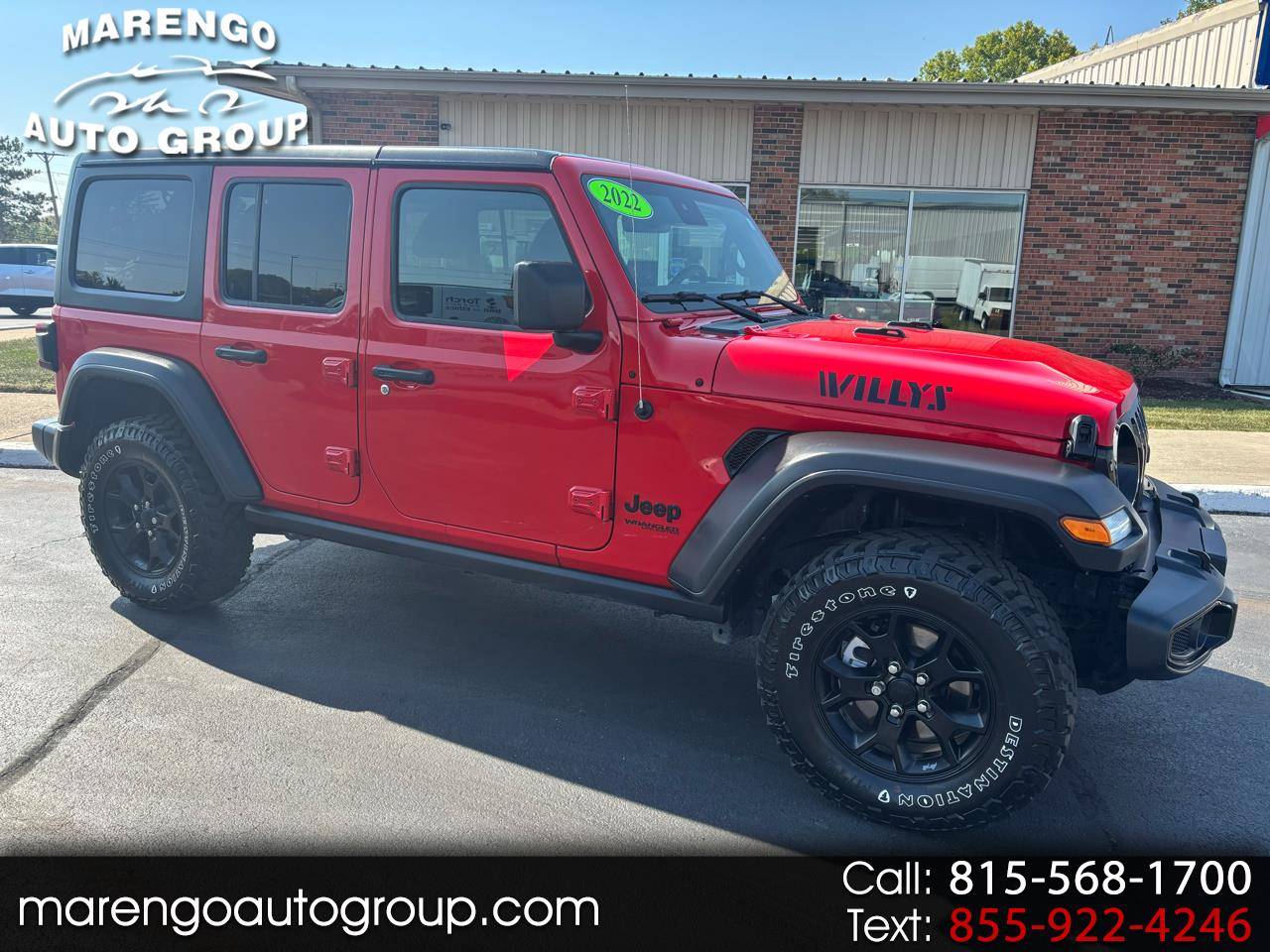 2022 Jeep Wrangler Willys — SUV — 23,030 mi — Marengo, IL