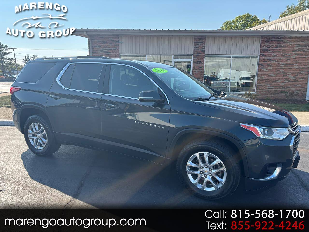 2018 Chevrolet Traverse LT Cloth — SUV — 88,634 mi — Marengo, IL