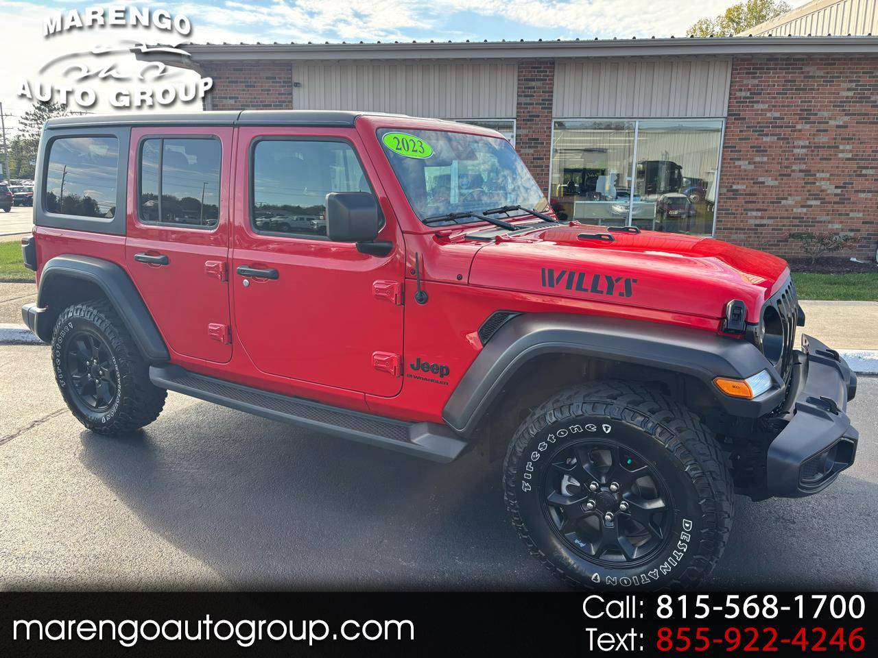 2023 Jeep Wrangler Willys — SUV — 19,370 mi — Marengo, IL