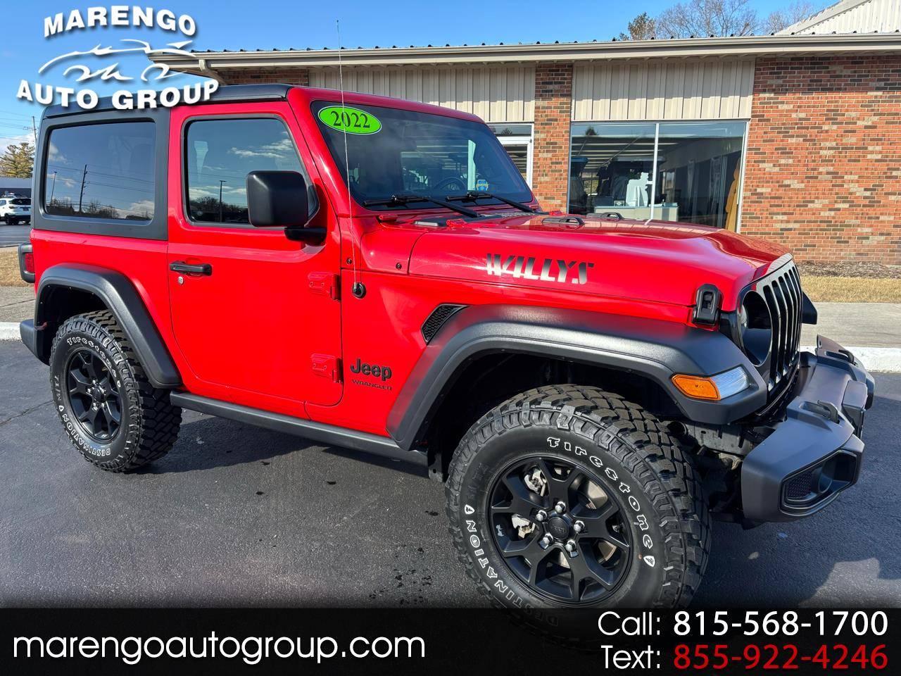 2022 Jeep Wrangler Willys — SUV — 24,128 mi — Marengo, IL