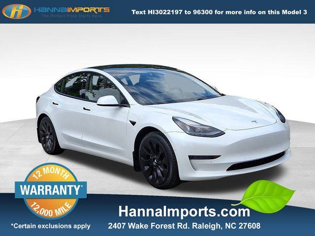 2021 Tesla Model 3 Standard Range Plus — Sedan — 80,000 mi — Raleigh, NC