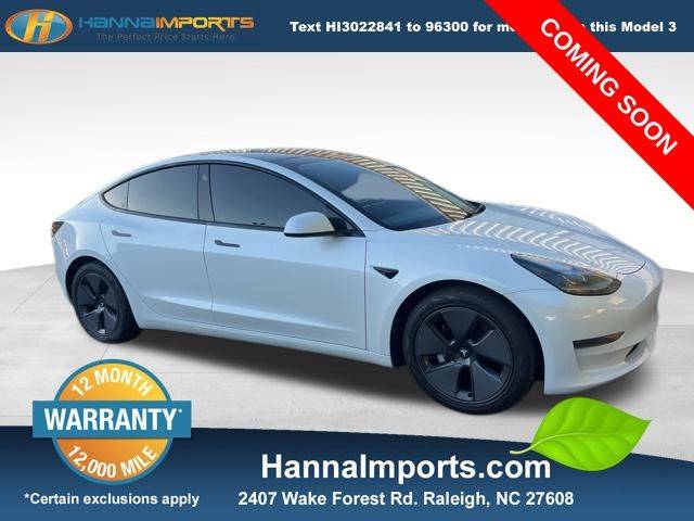 2021 Tesla Model 3 Standard Range Plus — Sedan — 97,433 mi — Raleigh, NC