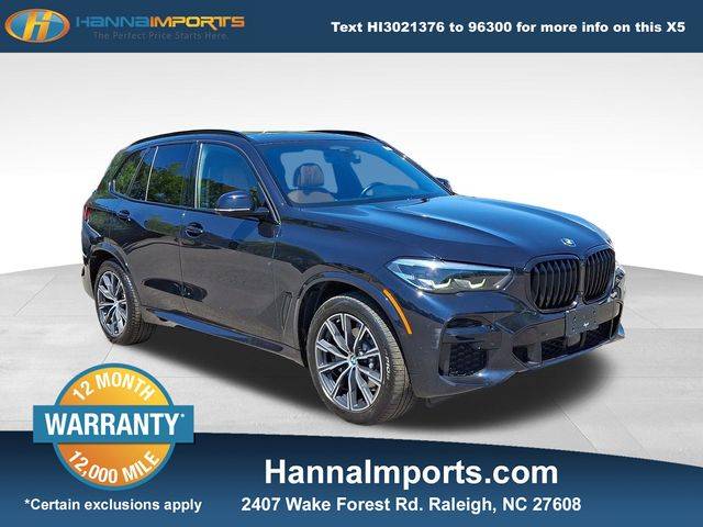 2022 BMW X5 40i — SUV — 42,631 mi — Raleigh, NC