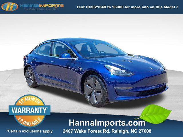 2019 Tesla Model 3 Standard Range — Sedan — 53,657 mi — Raleigh, NC