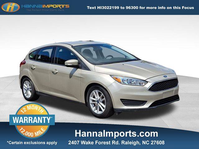2017 Ford Focus SE — Hatchback — 69,761 mi — Raleigh, NC