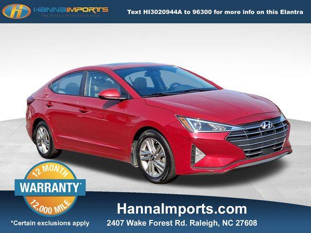 2019 Hyundai Elantra Value Edition — Sedan — 77,410 mi — Raleigh, NC