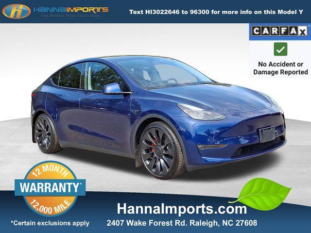 2023 Tesla Model Y Performance — SUV — 15,281 mi — Raleigh, NC