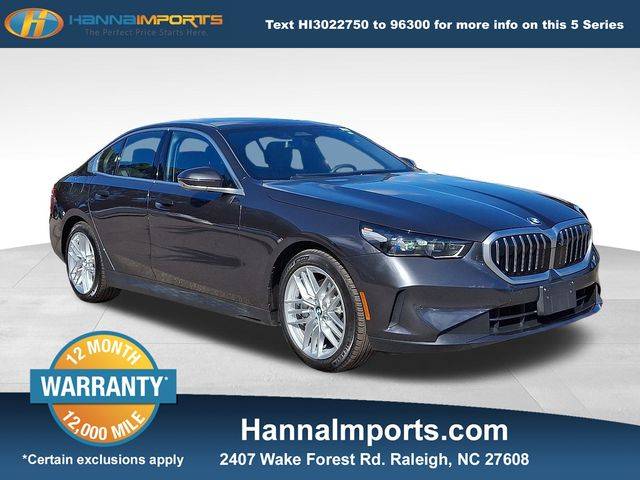 2025 BMW 5 Series 540i — Sedan — 18,453 mi — Raleigh, NC