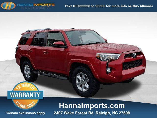 2019 Toyota 4Runner SR5 — SUV — 103,023 mi — Raleigh, NC