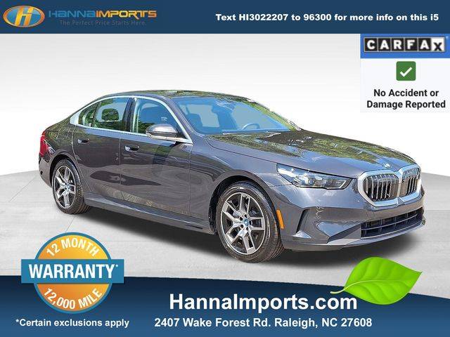 2024 BMW i5 eDrive40 — Sedan — 11,677 mi — Raleigh, NC