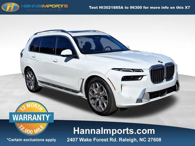 2025 BMW X7 40i — SUV — 8,377 mi — Raleigh, NC