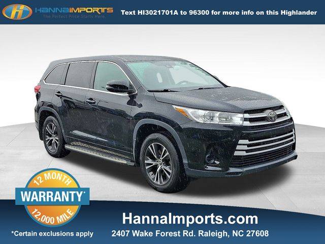 2018 Toyota Highlander LE V6 — SUV — 86,150 mi — Raleigh, NC