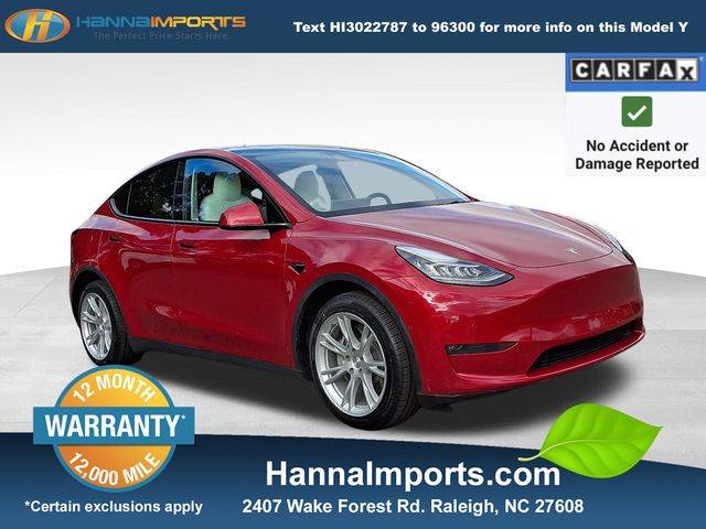 2021 Tesla Model Y Long Range — SUV — 91,257 mi — Raleigh, NC