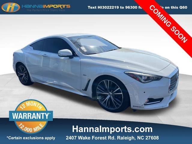 2019 INFINITI Q60 3.0t PURE — Coupe — 74,523 mi — Raleigh, NC